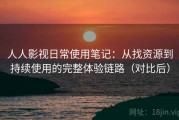 人人影视日常使用笔记：从找资源到持续使用的完整体验链路（对比后）
