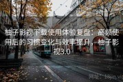 柚子影视下载使用体验复盘：高频使用后的习惯变化与效率提升，柚子影视3.0
