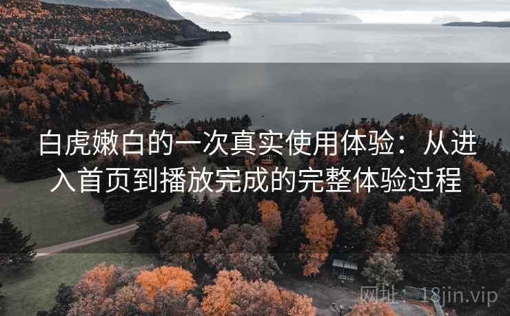 白虎嫩白的一次真实使用体验:从进入首页到播放完成的完整体验过程 白虎嫩白的一次真实使用体验:从进入首页到播放完成的完整体验过程